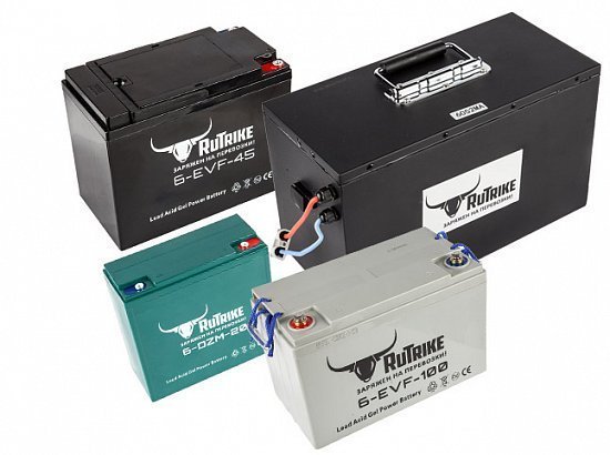 Большое поступление тяговых аккумуляторов RuTrike