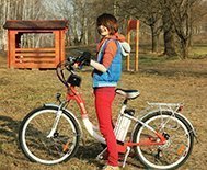 Велогибрид Eltreco White. Первые километры