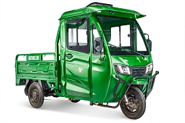 картинка Грузовой электротрицикл Rutrike КАРГО Кабина 1500 60V1000W магазин Eltreco являющийся официальным дистрибьютором в России 