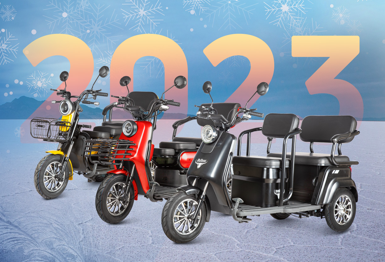 Поступление пассажирских трициклов Rutrike