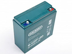 картинка Тяговый аккумулятор Gelbert 6-DZF-20 (12V22.5A/H C5) магазин Eltreco являющийся официальным дистрибьютором в России 