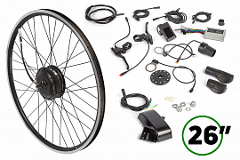 картинка Мотор-колесо комплект Gelbert 36V 500W LCD 26" задний магазин Eltreco являющийся официальным дистрибьютором в России 