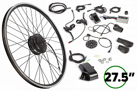 картинка Мотор-колесо комплект Gelbert 48V 500W LCD 27.5" задний магазин Eltreco являющийся официальным дистрибьютором в России 