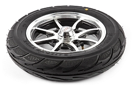 картинка Колесо переднее в сборе с покрышкой TRIKE магазин Eltreco являющийся официальным дистрибьютором в России