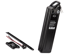 картинка Аккумулятор для электровелосипеда SKN 48V 15.6Ah black (Silver Fish) магазин Eltreco являющийся официальным дистрибьютором в России