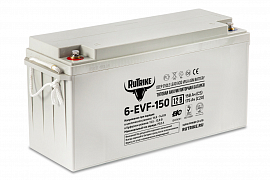 картинка Тяговый аккумулятор RuTrike 6-EVF-150 (12V150A/H C3) магазин Eltreco являющийся официальным дистрибьютором в России 