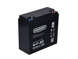 картинка Аккумулятор для ИБП Gelbert 6-F-20 (12V20A/H C20) магазин Eltreco являющийся официальным дистрибьютором в России 
