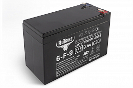 тяговый аккумулятор RuTrike 6-F-9 (12V9A/H C20)