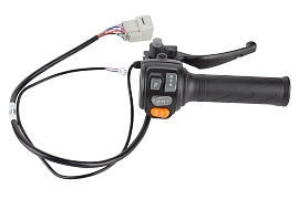 картинка Пульт правый с ручкой газа  и рычагом тормоза Wanshida (UN, LC, DOUHAO, NIPLA) магазин Eltreco являющийся официальным дистрибьютором в России 