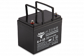 картинка Аккумулятор RuTrike 6-F-33 (12V33A/H C20) магазин Eltreco являющийся официальным дистрибьютором в России 