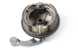 картинка Колодки тормозные барабанные ALFA (передние) в сборе с крышкой магазин Eltreco являющийся официальным дистрибьютором в России 