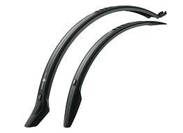 картинка Комплект полноразмерных крыльев SKS Velo-65 CROSS SET 26" черные пластик 65мм магазин Eltreco являющийся официальным дистрибьютором в России 