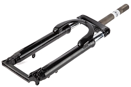 картинка Вилка 24" ст. черная Gelbert ALFA 2 pro под диск тормоз магазин Eltreco являющийся официальным дистрибьютором в России 