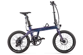 картинка Электровелосипед складной Carbon 20" Sporto Е20FR101 магазин Eltreco являющийся официальным дистрибьютором в России 