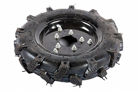 картинка Шина для мотоблока в комплекте с диском 10" 4,00-10  магазин Eltreco являющийся официальным дистрибьютором в России 