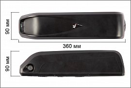 картинка Корпус АКБ HL 48V  90*92*361mm  магазин Eltreco являющийся официальным дистрибьютором в России 
