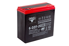 тяговый аккумулятор RuTrike 6-DZF-20 (12V20A/H C2)