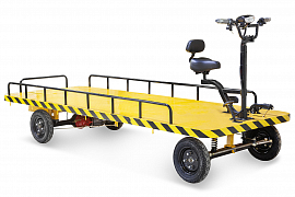 картинка Платформенная тележка электрическая RuTrike СКЛАД 3000 магазин Eltreco являющийся официальным дистрибьютором в России 