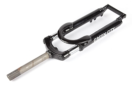 картинка Вилка 24" ст. черная ALFA GL, FAT, LUX под диск тормоз магазин Eltreco являющийся официальным дистрибьютором в России 