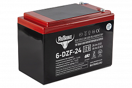 картинка Тяговый аккумулятор RuTrike 6-DZF-24 (12V24A/H C5) магазин Eltreco являющийся официальным дистрибьютором в России 
