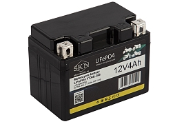 картинка Аккумулятор для мототехники SKN LiFePO4 YTX4L-BS (12V/4Ah/50A) [UTX4L-BS, CT 1204, MT 12-4] магазин Eltreco являющийся официальным дистрибьютором в России 