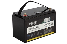картинка Литиевый тяговый аккумулятор Gelbert LiFePO4 (12V/150Ah/150А/1,800Wh) [6-EVF-150] Bluetooth магазин Eltreco являющийся официальным дистрибьютором в России 